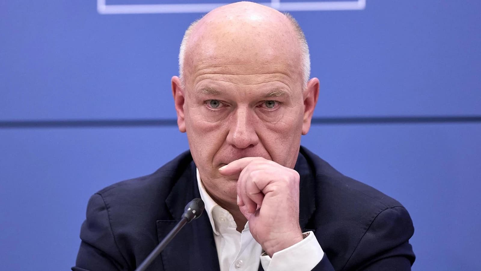 Berlin Mayor Kai Wegner, who says the city is being blackmailed following a cyberattack on its administrative systems