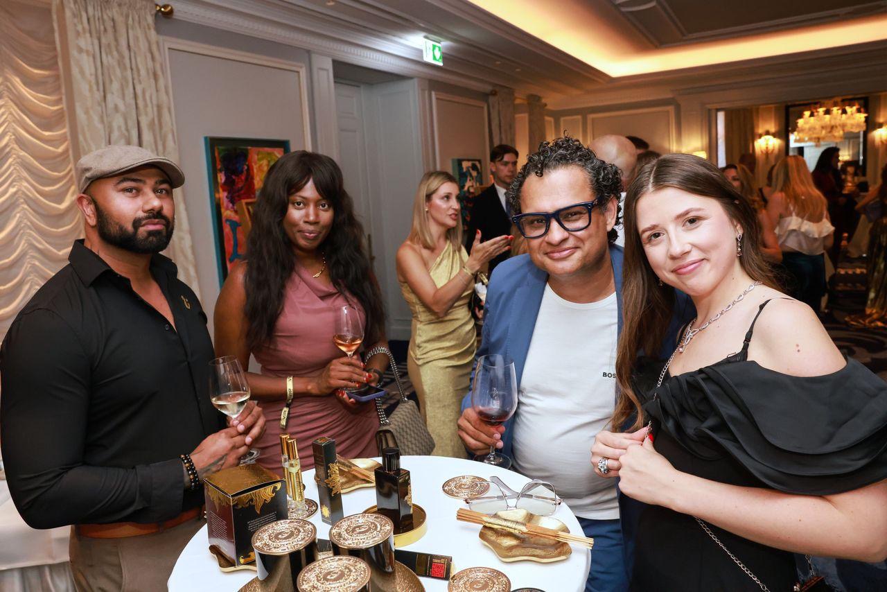 Luxury brand display and guests at THE Circle in Zurich